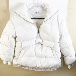 NWT Missguided White Puffer Coat
